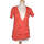 Vêtements Femme T-shirts & Polos Levi's top manches courtes  38 - T2 - M Rouge Rouge
