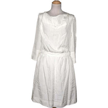 robe kookaï  robe mi-longue  40 - t3 - l blanc 