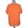 Vêtements Femme T-shirts & Polos Caroll 38 - T2 - M Orange