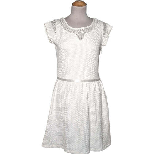 Vêtements Femme Robes courtes Naf Naf robe courte  38 - T2 - M Blanc Blanc