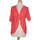 Vêtements Femme Gilets / Cardigans Naf Naf gilet femme  38 - T2 - M Rouge Rouge
