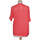 Vêtements Femme Gilets / Cardigans Naf Naf gilet femme  38 - T2 - M Rouge Rouge