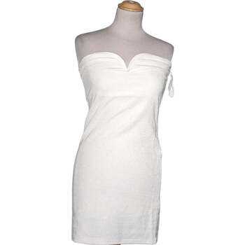robe courte h&m  robe courte  36 - t1 - s blanc 