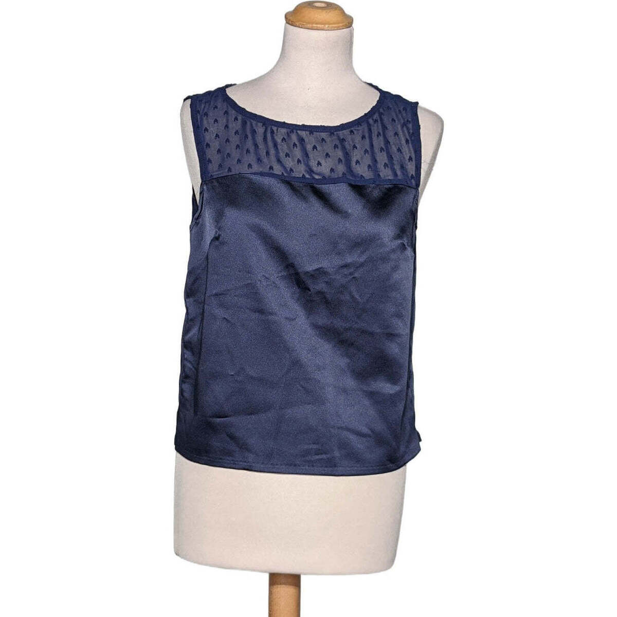 Vêtements Femme Débardeurs / T-shirts sans manche Naf Naf débardeur  36 - T1 - S Bleu Bleu