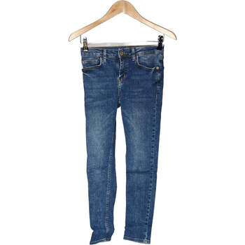 Vêtements Femme Jeans Mango jean droit femme  34 - T0 - XS Bleu Bleu