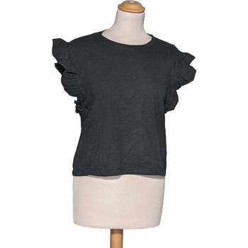 Vêtements Femme Livraison gratuite* et Retour offert Zara top manches courtes  38 - T2 - M Noir Noir