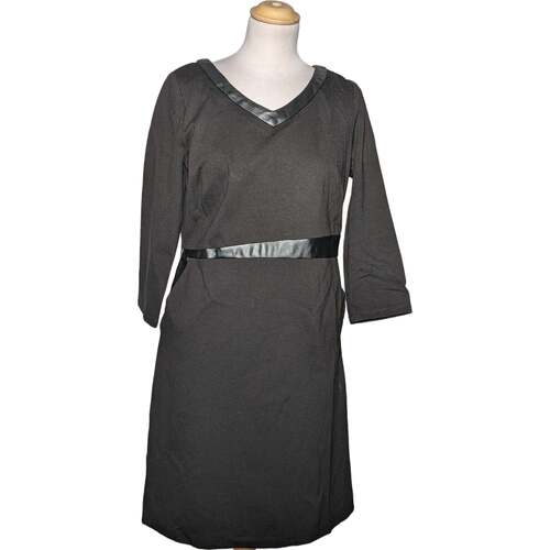Vêtements Femme Robes courtes Robe Courte 40 - T3 - L Gris robe courte  40 - T3 - L Noir Noir