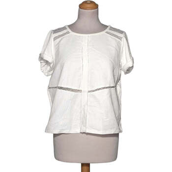 Vêtements Femme T-shirts manches courtes Zara top manches courtes  38 - T2 - M Blanc Blanc