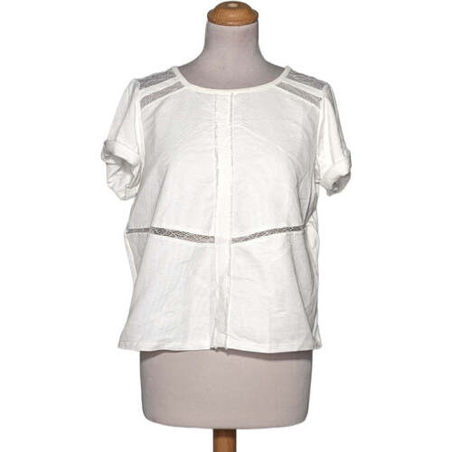 Vêtements Femme Lauren Ralph Lau Zara top manches courtes  38 - T2 - M Blanc Blanc