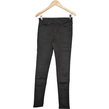 Vêtements Femme Jeans Uniqlo jean slim femme  36 - T1 - S Noir Noir