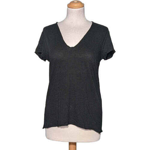 Vêtements Femme T-shirts & Polos Pantalon Droit En Coton 36 - T1 - S Noir