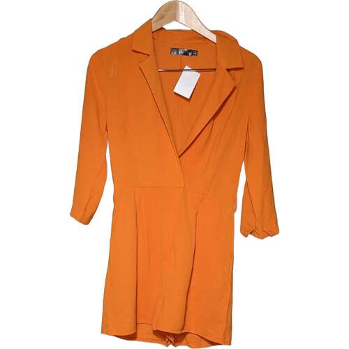 Vêtements Femme Combinaisons / Salopettes Missguided combi-short  36 - T1 - S Orange Orange