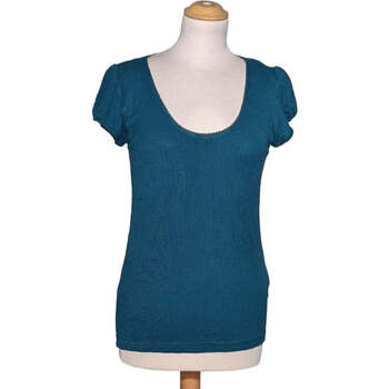 Vêtements Femme Bottines / Boots H&M top manches courtes  38 - T2 - M Bleu Bleu