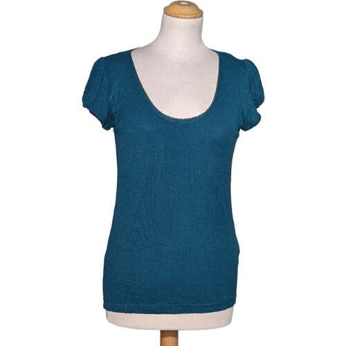 Vêtements Femme Nili Lotan snakeskin pattern shirt H&M top manches courtes  38 - T2 - M Bleu Bleu