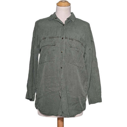 Vêtements Femme Chemises / Chemisiers Bershka chemise  34 - T0 - XS Vert Vert
