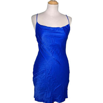 robe courte bershka  robe courte  36 - t1 - s bleu 