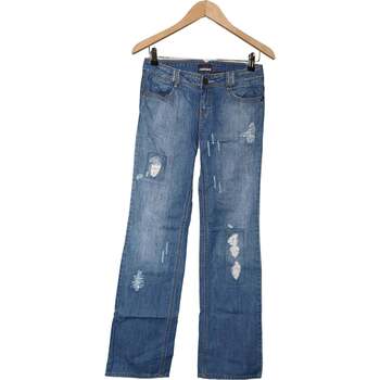 Vêtements Femme Pantalons Creeks pantalon droit femme  36 - T1 - S Bleu Bleu