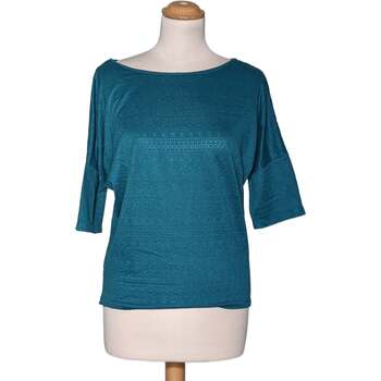 Vêtements Femme Plaids / jetés Promod top manches courtes  40 - T3 - L Bleu Bleu