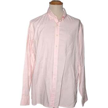 Vêtements Homme Chemises manches longues Hackett 42 - T4 - L/XL Rose