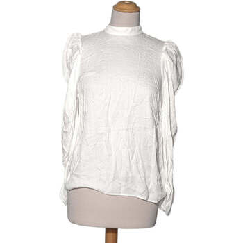 Vêtements Femme New Look frill sleeve sweat mini dress in black Sinequanone blouse  36 - T1 - S Blanc Blanc