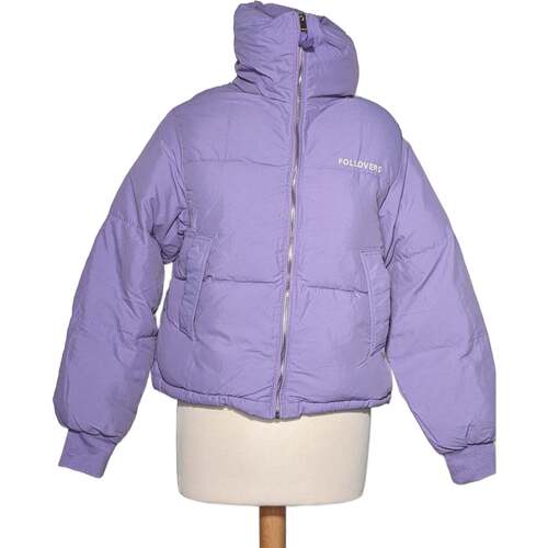 Vêtements Femme Manteaux Bershka manteau femme  34 - T0 - XS Violet Violet