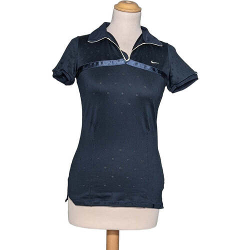 Vêtements Femme T-shirts & Polos Nike that top manches courtes  36 - T1 - S Bleu Bleu