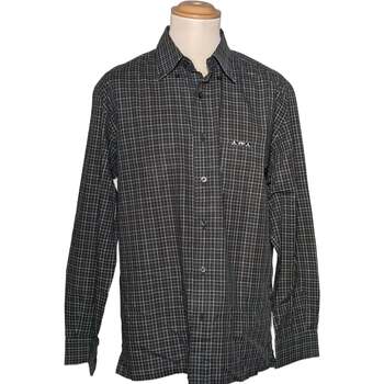 Vêtements Homme Chemises manches longues Mise Au Green 40 - T3 - L Noir