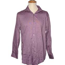 Vêtements Homme Chemises manches longues Dkny 40 - T3 - L Violet