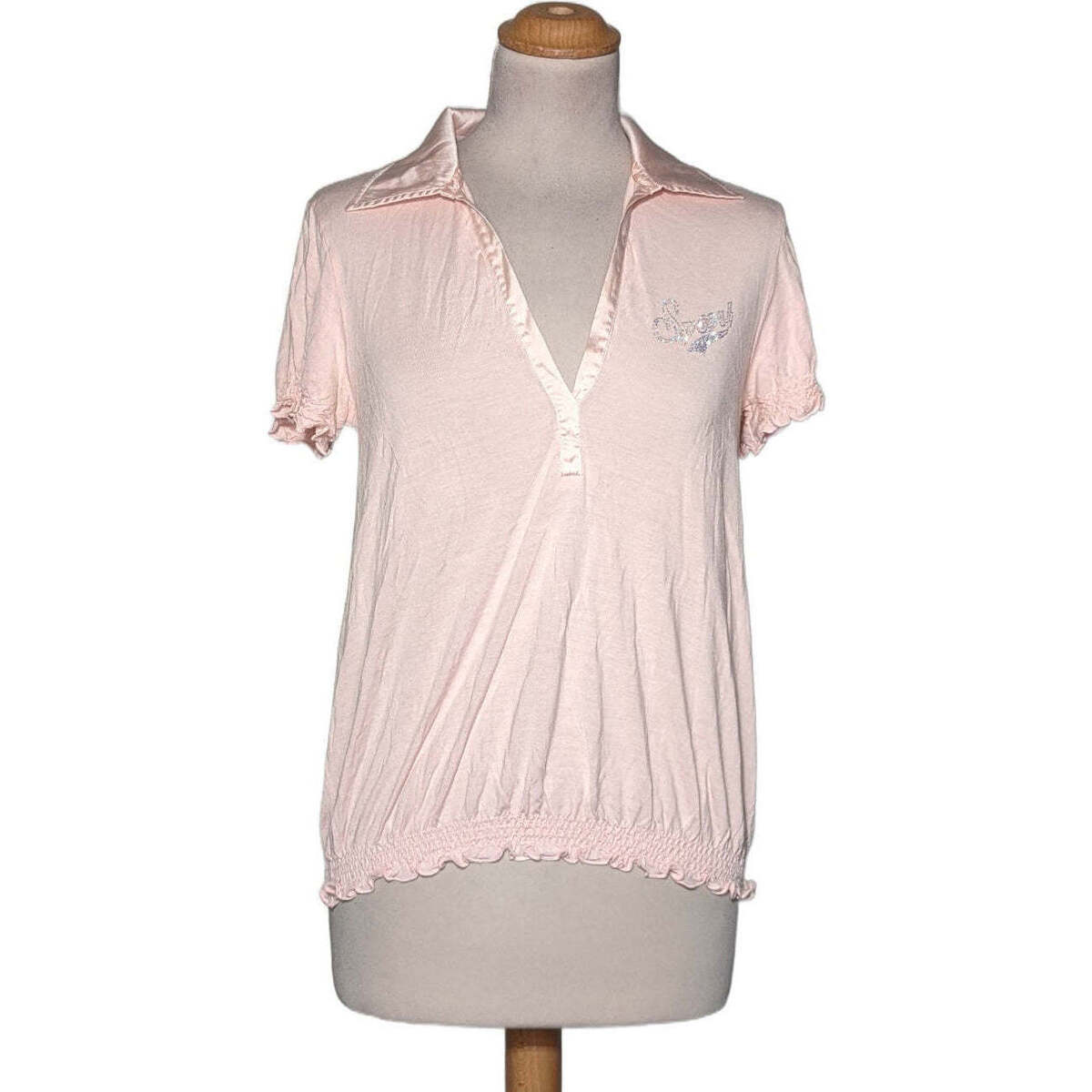 Vêtements Femme T-shirts detachable & Polos Escada top manches courtes  36 - T1 - S Rose Rose