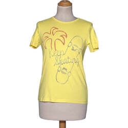Vêtements Femme T-shirts & Polos Benetton 36 - T1 - S Jaune