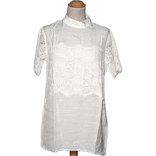 Vêtements Femme T-shirts & Polos Vila top manches courtes  36 - T1 - S Blanc Blanc