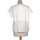 Vêtements Femme T-shirts & Polos Bonobo top manches courtes  38 - T2 - M Blanc Blanc