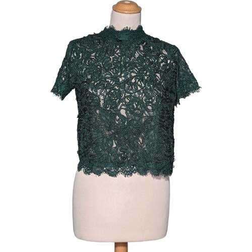 Vêtements Femme Voir toutes les ventes privées Zara top manches courtes  36 - T1 - S Vert Vert