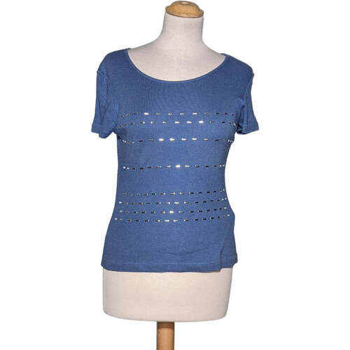 Vêtements Femme T-shirts & Polos Caroll top manches courtes  36 - T1 - S Bleu Bleu
