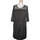 Vêtements Femme Men in Black and White robe courte  36 - T1 - S Noir Noir