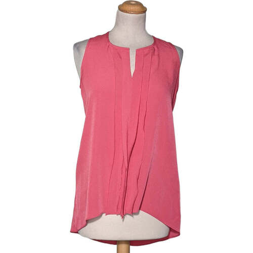 Vêtements Femme Broderie / Dentelle Manoukian blouse  34 - T0 - XS Rose Rose