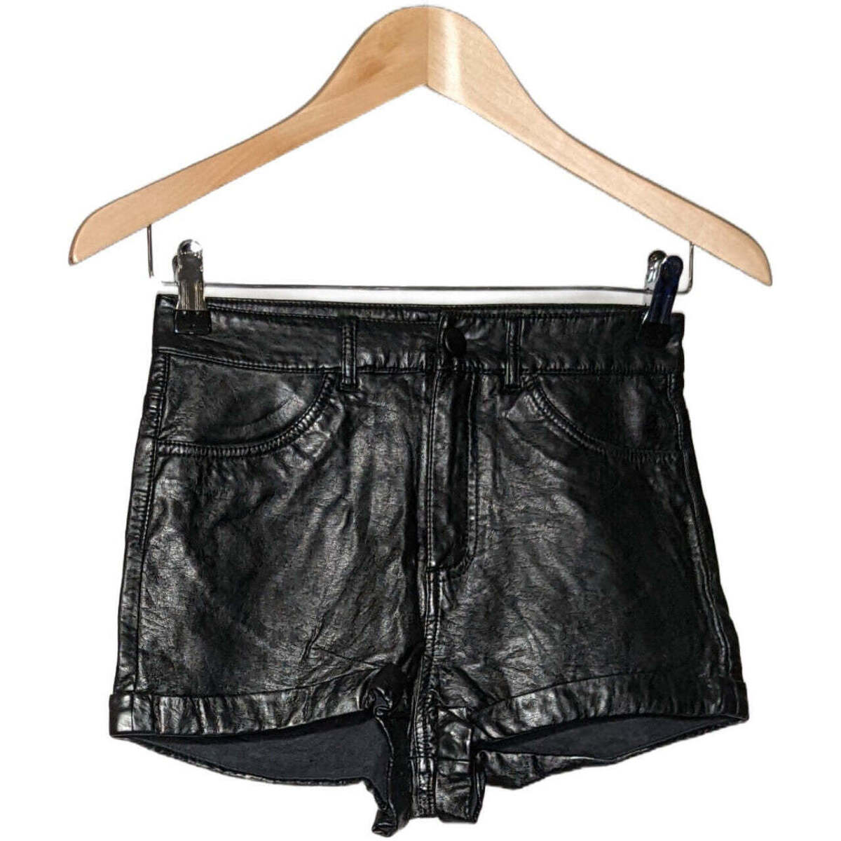 Vêtements Femme Shorts / Bermudas H&M short  34 - T0 - XS Noir Noir