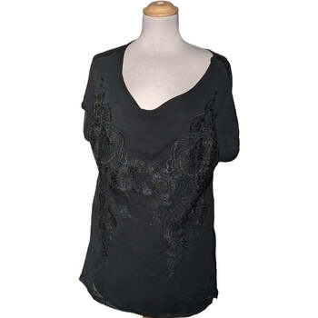 Vêtements Femme T-shirts & Polos Camaieu top manches courtes  40 - T3 - L Noir Noir