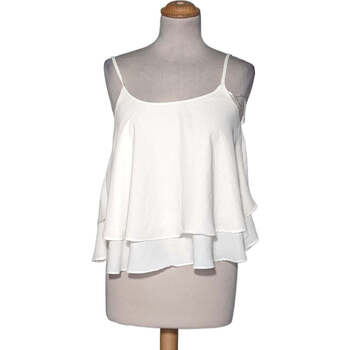 Vêtements Femme Douceur d intéri Mango débardeur  34 - T0 - XS Blanc Blanc