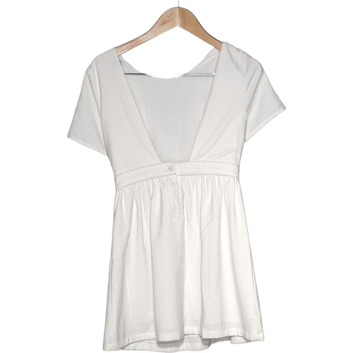 Vêtements Femme Robes courtes Suncoo robe courte  36 - T1 - S Blanc Blanc