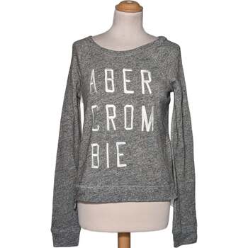 pull abercrombie and fitch  pull femme  34 - t0 - xs gris 