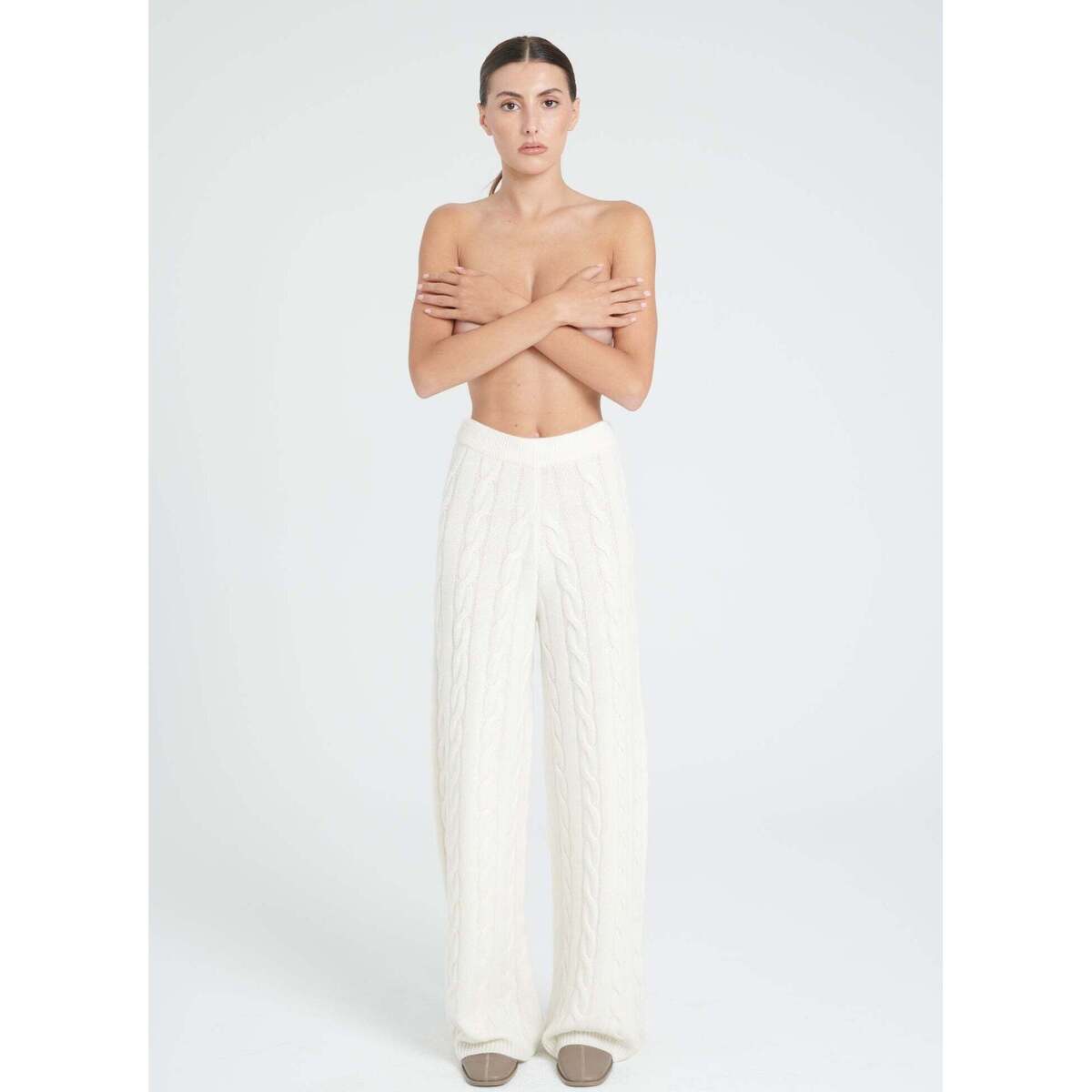 Vêtements Femme Pantalons de survêtement Studio Cashmere8 ZAYA 6 Blanc