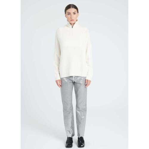 Studio Cashmere8 ZAYA 7 Blanc - Livraison Gratuite | Spartoo ! - Vêtements  Pulls Femme 182,50 €