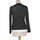 Vêtements Femme T-shirts & Polos Massimo Dutti 36 - T1 - S Noir