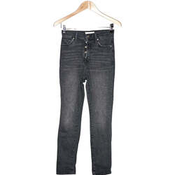 Vêtements Femme Jeans Mango jean droit femme  34 - T0 - XS Gris Gris
