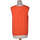 Vêtements Femme Débardeurs / T-shirts sans manche Kookaï débardeur  36 - T1 - S Orange Orange