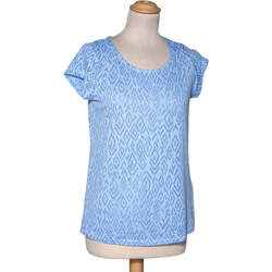Vêtements Femme T-shirts & Polos Camaieu top manches courtes  38 - T2 - M Bleu Bleu