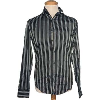 Vêtements Homme Chemises manches longues Zara 36 - T1 - S Noir