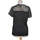 Vêtements Femme T-shirts Womens & Polos H&M top manches courtes  38 - T2 - M Noir Noir