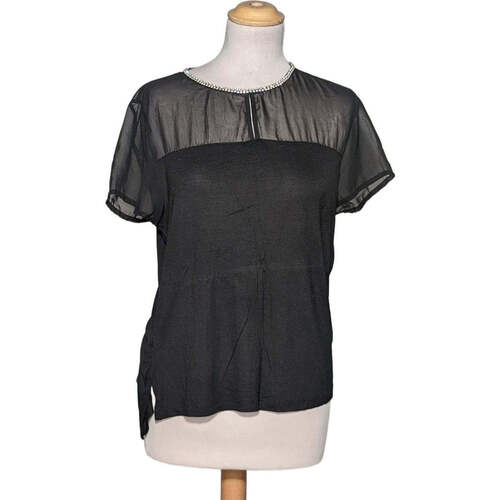 Vêtements Femme Gianluca - Lart H&M top manches courtes  38 - T2 - M Noir Noir